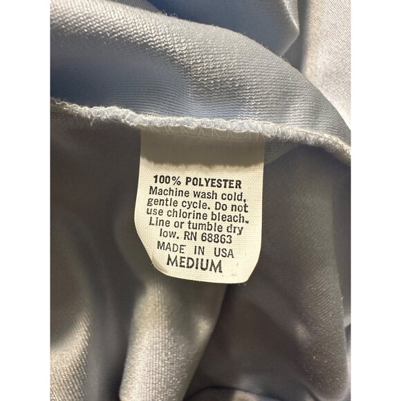 Vintage Willow Creek Fleece Nightgown Lace Trim, Tiered Sleeves Cottage Romantic - Picture 6 of 9